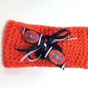 Univ of Illinois ILLINI Handmade Baby Headband *NEW*